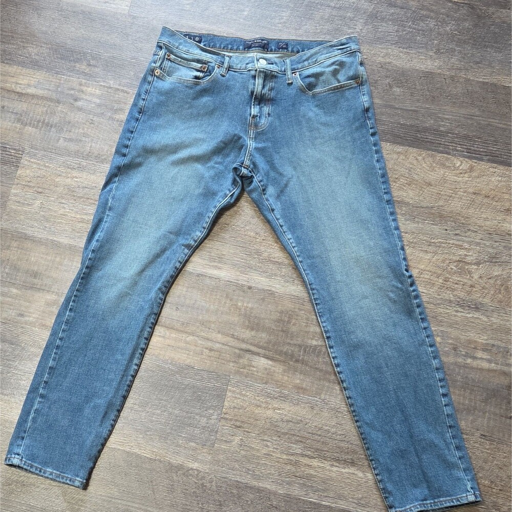 MENS LUCKY BRAND 110 SLIM FLEX BLUE DENIM JEAN SIZE 34 X 30
